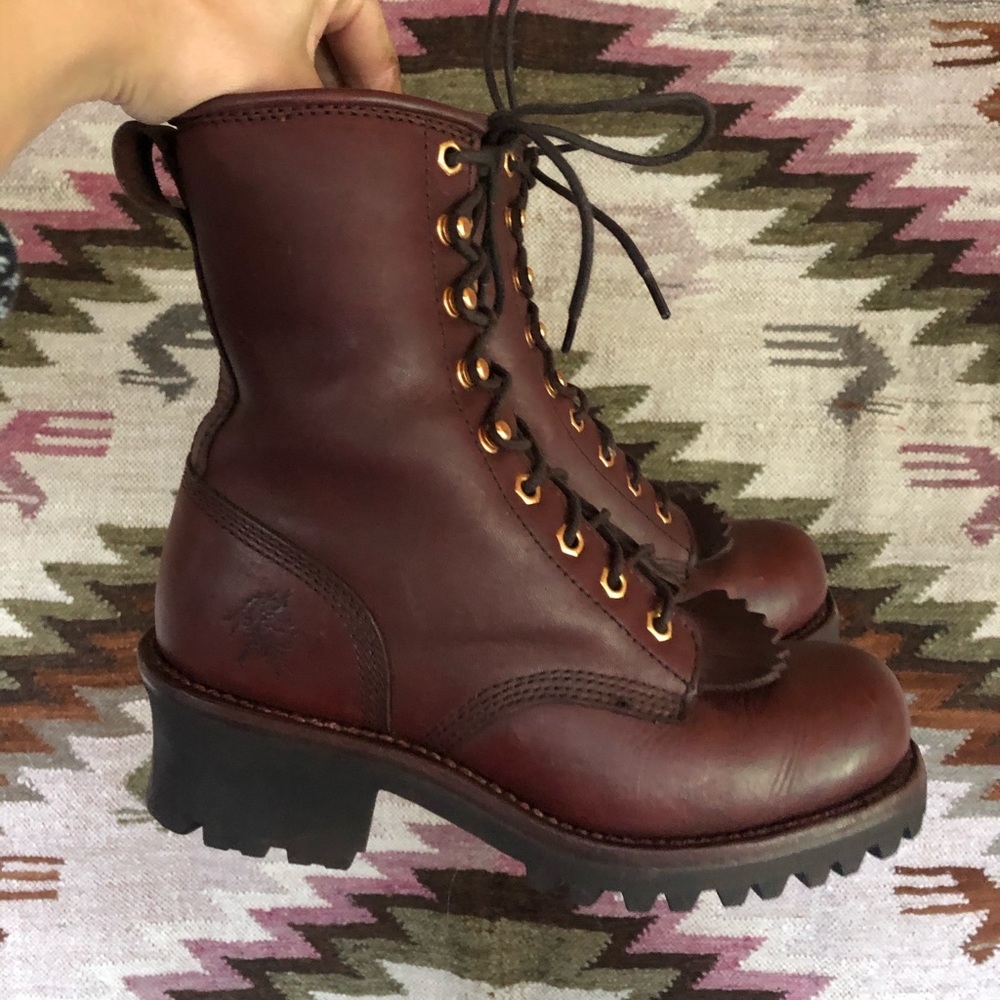 Chippewa Women’s Leather Logger Boot Size 7